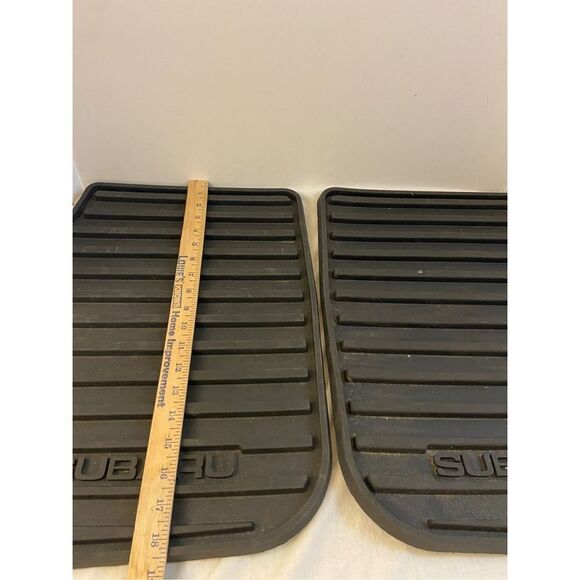 Subaru heavy duty floor mats 2 rubber 18.5"x14" - Picture 5 of 5